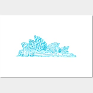 Aqua Sydney Opera House Posters and Art